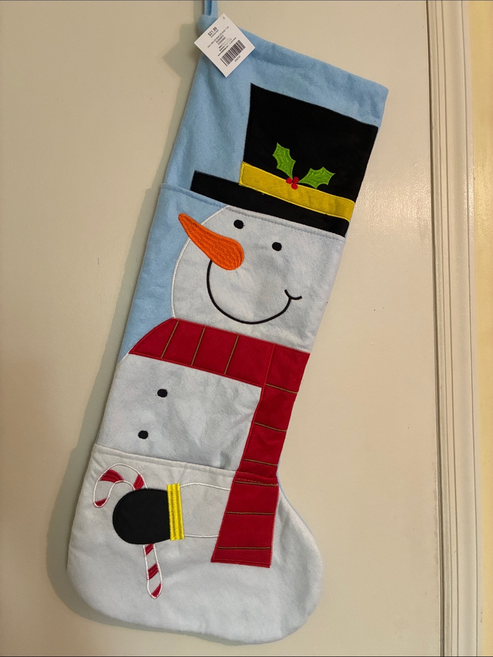Decorative Snowman Mega-Stocking (29”)
